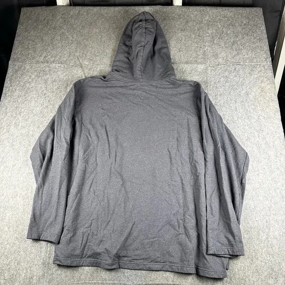 Patagonia Hoodie Men 3XL Gray Sweatshirt Pullover Wildrise Text Logo Recycled - Picture 6 of 10